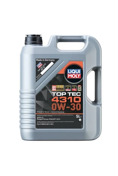 Liqui Moly Top Tec 4310 0w-30 Motor Yağı 5 Lt (2362) ürün görseli 1