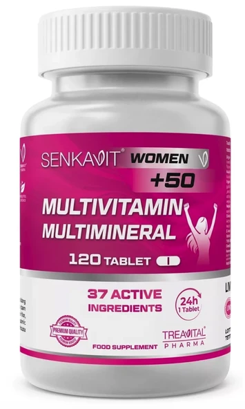 Senkavit Womens Multivitamin ve Mineral Complex +50 Yaş 120 Tablet ürün görseli 1