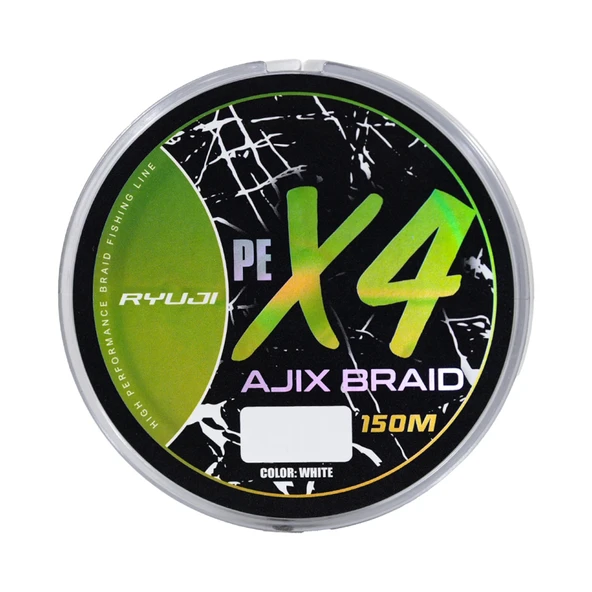Ryuji Ajix 4B White 150m İp Misina Kalınlık (mm) : 0,09mm ürün görseli 1