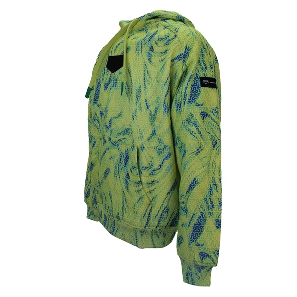 Stafu Pro Prime Kapüşonlu Trophy Lime Sweatshirt - Resim 2