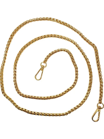 Orhan Çanta 2 Adet Çanta Zinciri 120 cm Kare Model Gold ürün görseli 1