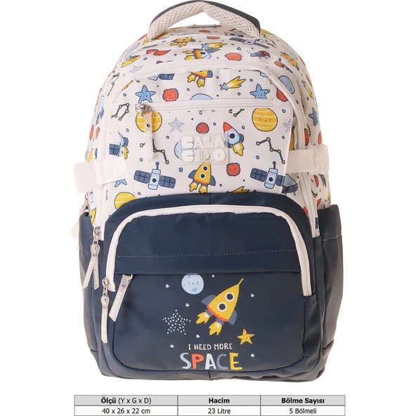 Calacılo Sırt Çantası (space)c4047 - Resim 6