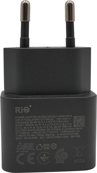 25W Hızlı Şarj Adaptörü ve TYPE-C Kablo Seti - Resim 2