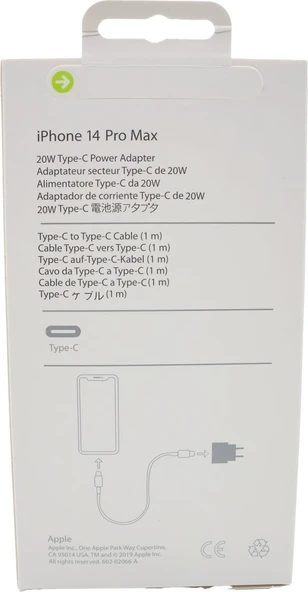 iPhone 14 Pro Max uyumlu 20W Type-C güç adaptörü ve Type-C kablo seti - Resim 3
