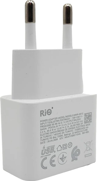 Hızlı Şarj Adaptörü TYPE-C / TYPE-C - Resim 3