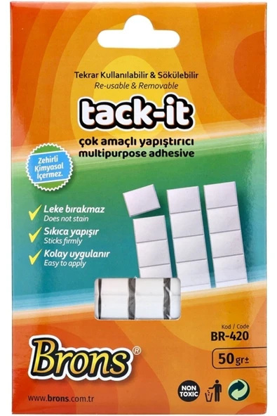 Br-420 Hamur Yapıştırıcı Tack-it 50 gr ürün görseli 1