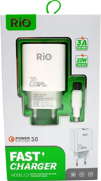 20W Power Delivery USB Hızlı Şarj Adaptörü ve Kablo Seti ürün görseli 1