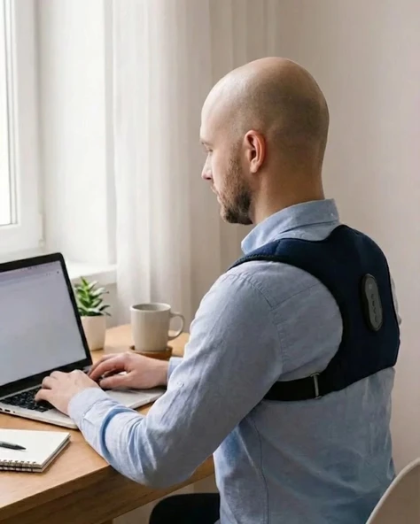 Nevamel® Akıllı Postür Düzeltici Masaj Kemeri Medikal Destekli ürün görseli 1