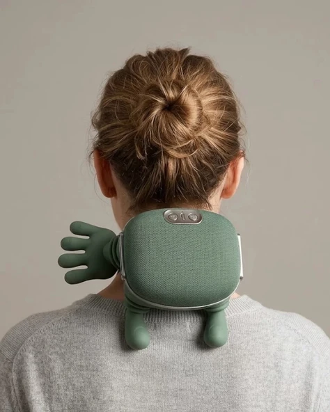 Nevamel® Boyun ve Omuz Masaj Cihazı 3D Yoğurma Derin Doku Rahatlatıcı Ergonomik ürün görseli 1