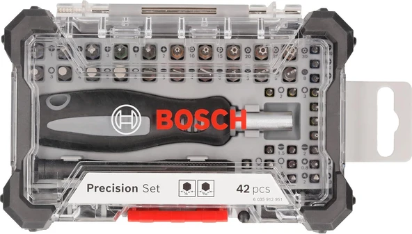 BOSCH 42 PARÇA HASSAS VİDALAMA UÇ SETİ ürün görseli 1