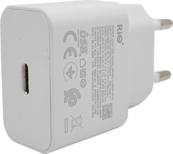 Hızlı Şarj Adaptörü TYPE-C / TYPE-C - Resim 2