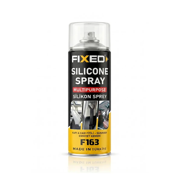 Fixed F163 Silikon Sprey 400 ml - Trim Aksesuar Amortisör Gıcırtı Önleyici Su İtici ve Yağlayıcı Bakım Spreyi ürün görseli 1