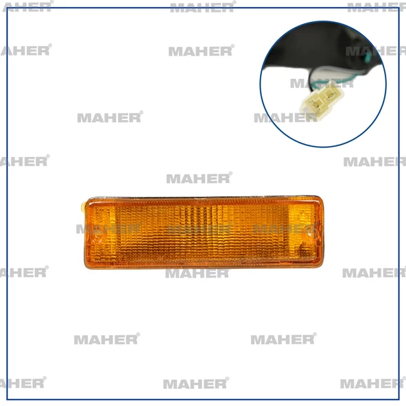 Sinyal Lambası Ön Tampon D-2021 1991-1997 Sağ (Oem No:B613012G02) ürün görseli 1