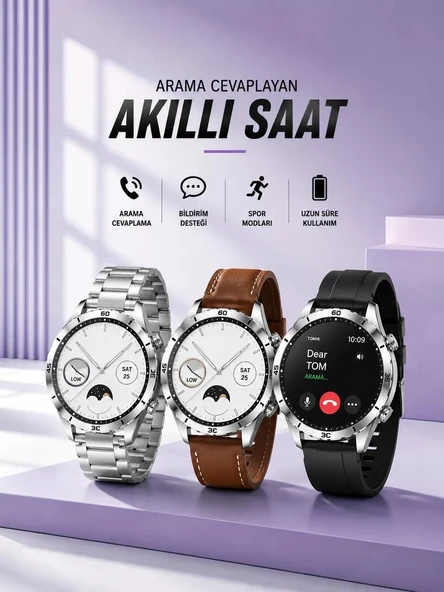 Nevamel® Akıllı Saat Bildirim Görme Sesli Görüşme Çoklu Kordon GPS Takibi ürün görseli 1