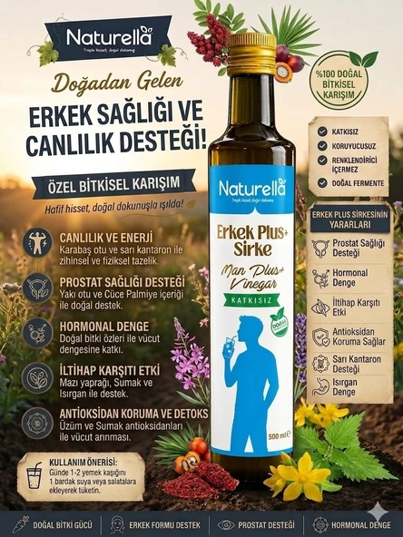 NATURELLA MAN PLUS ERKEK ÖZEL SİRKE - Resim 2