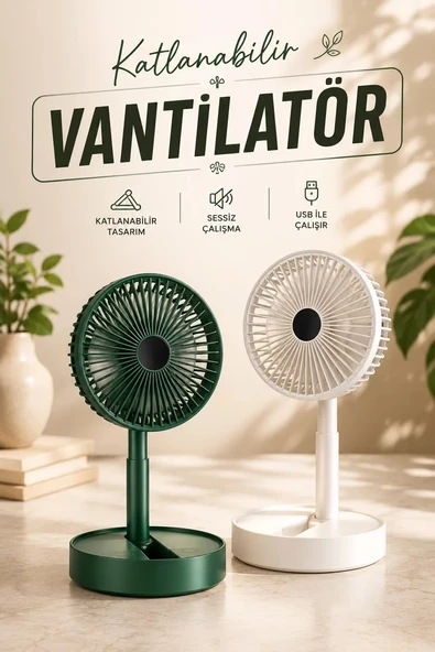 Nevamel® Mini Fan Soğutucu Telefon Tutucu Vantilatör ürün görseli 1