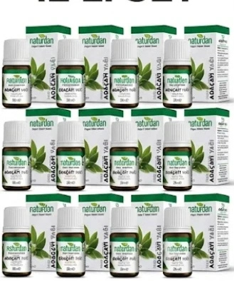 Saf(1.Kalite) %100 Saf Adaçayı(Pure Sage Oil) yağı 20 ml 12 lü set ürün görseli 1