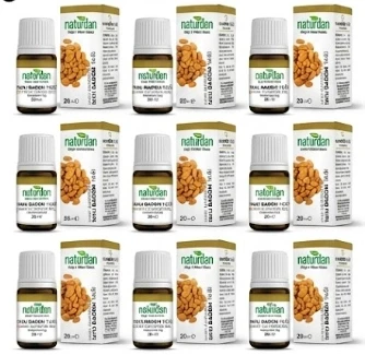 Saf(1.Kalite) Tatlı Badem yağı 20 ml 9 lü set ürün görseli 1