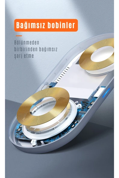 Mcdodo Apple Watch  Iphone  Kablosuz Şarj Kiti - Resim 6