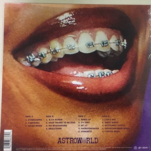 Travis Scott Astroworld  - Plak ürün görseli 1