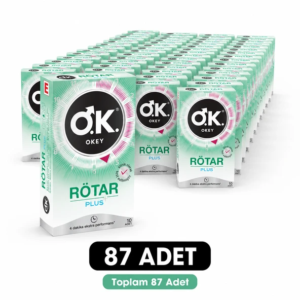 87 PAKET Okey Rotar Plus 10'lu + KAHVE MAKİNESİ HEDİYE ürün görseli 1