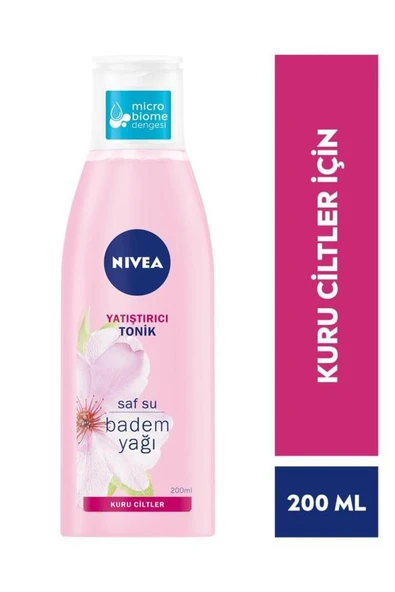 NIVEA YÜZ TEMİZLEME TONİĞİ 200ML-YATIŞTIRICI BADEM YAĞI ürün görseli 1
