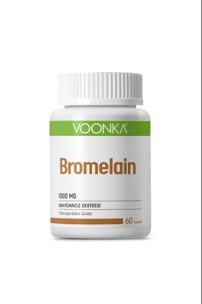 Voonka Bromelain 1000mg 60 Kapsül ürün görseli 1