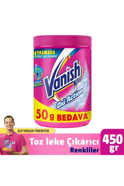 VANİSH KOSLA LEKE SÖKÜCÜ 400+50  GR ürün görseli 1