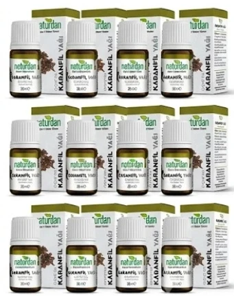 Saf(1.Kalite) Karanfil(Clove Oil) yağı 20 ml 12 lü set ürün görseli 1