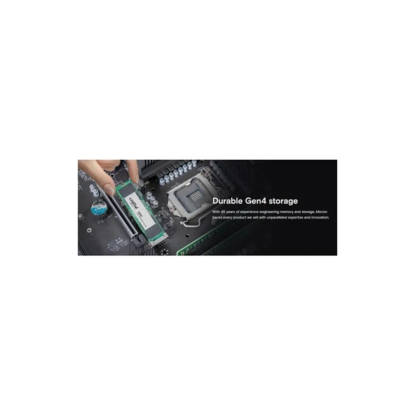 Crucial E100 CT480E100SSD8 PCI-Express 4.0 480 GB M.2 SSD - Resim 11