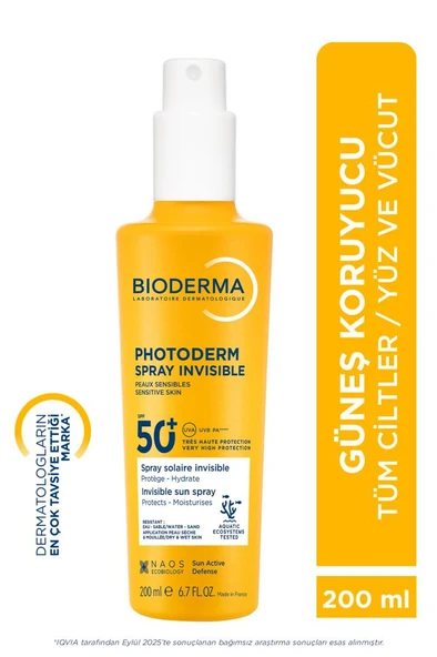 Bioderma Photoderm Spray İnvisible Spf50+ 200 Ml- PUANLI ürün görseli 1