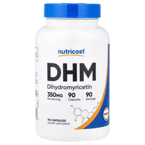 Nutricost DHM 350 mg 90 Kapsül Dihydromyricetin Bitkisel Takviye ürün görseli 1