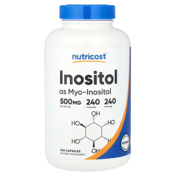 Nutricost CDP Choline Citicoline 300 mg 60 Kapsül Kolin Takviyesi ürün görseli 1