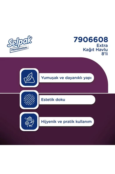 Selpak Professional Extra 24'lü Kağıt Havlu - Resim 4