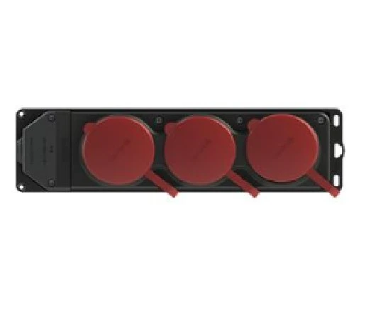 NE-AD 4012 Kauçuk 3X25 A 3'lü Grup Priz 6 ADET ürün görseli 1