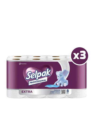 Selpak Professional Extra 24'lü Kağıt Havlu ürün görseli 1