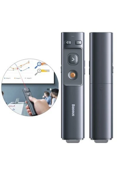 Baseus Lazer Pointer Bluetooth Alıcılı Kablosuz Sunum Cihazı ürün görseli 1