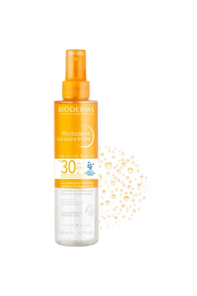 Bioderma Photoderm Bronz Sun Protective Water SPF30 200 ml ürün görseli 1