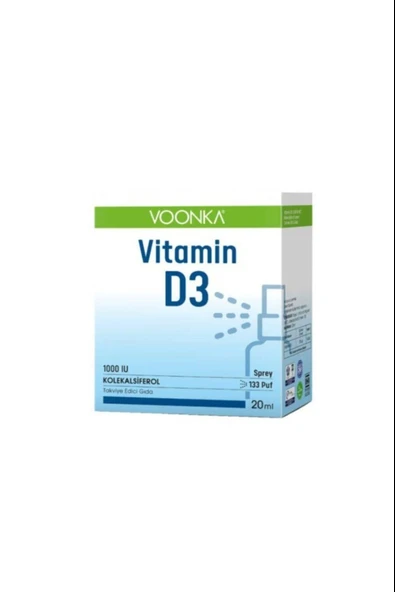 Voonka Vitamin D3 1000ıu 20ml ürün görseli 1
