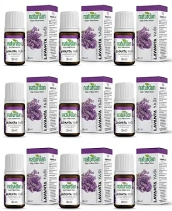 Saf(1.Kalite) Lavanta(Lavender Oil) yağı 20 ml 9 lü set ürün görseli 1