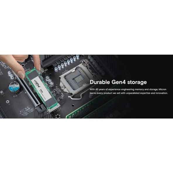 Crucial E100 CT480E100SSD8 PCI-Express 4.0 480 GB M.2 SSD - Resim 3