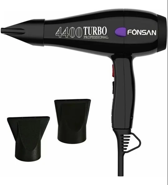 Fönsan Prf-4400 Profesyonel Fön Makinesi 2600 Watt Turbo Yüksek Güç Kuaför Saç Kurutma Makinesi ürün görseli 1