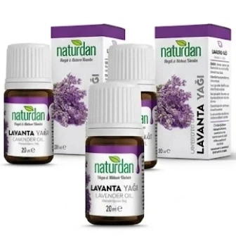 Saf(1.Kalite) Lavanta(Lavender Oil) yağı 20 ml 3 lü set ürün görseli 1