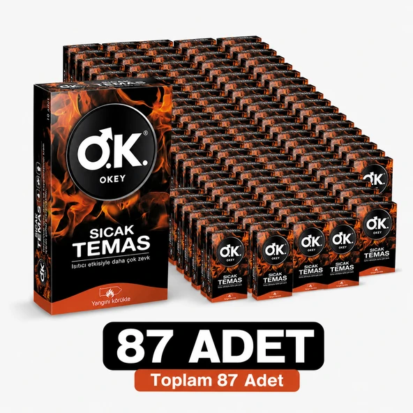 87 PAKET Okey Sıcak Temas 10'lu + KAHVE MAKİNESİ HEDİYE ürün görseli 1