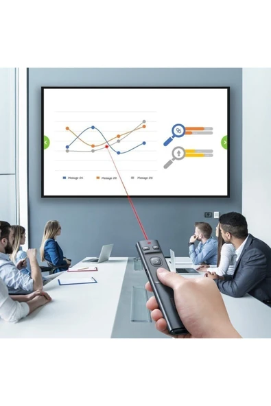 Baseus Lazer Pointer Bluetooth Alıcılı Kablosuz Sunum Cihazı - Resim 6