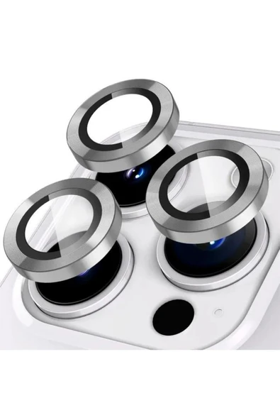 IVOOMİ iPhone 15 Pro Max / 15 Pro Premium  Uyumlu Safir Kamera Lens Koruyucu Temperli Cam ürün görseli 1