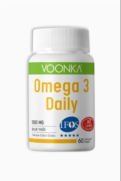 Voonka Omega 3 Daily 60 Yumuşak Kapsül ürün görseli 1