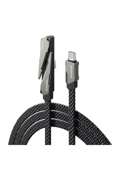 Toocki 240W Stand Olabilen Ultra Hızlı Şarj Kablosu 1.5m - L Tipi Oyuncu Data ve Veri Kablosu ürün görseli 1