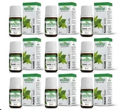 Saf(1.Kalite) Nane(Peppermint Oil) yağı 20 ml 9 lü set ürün görseli 1