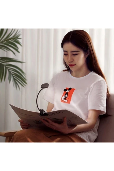 Baseus Baseus Comfort Reading Mini Klipsli Led Masa Lambası Siyah - Resim 5
